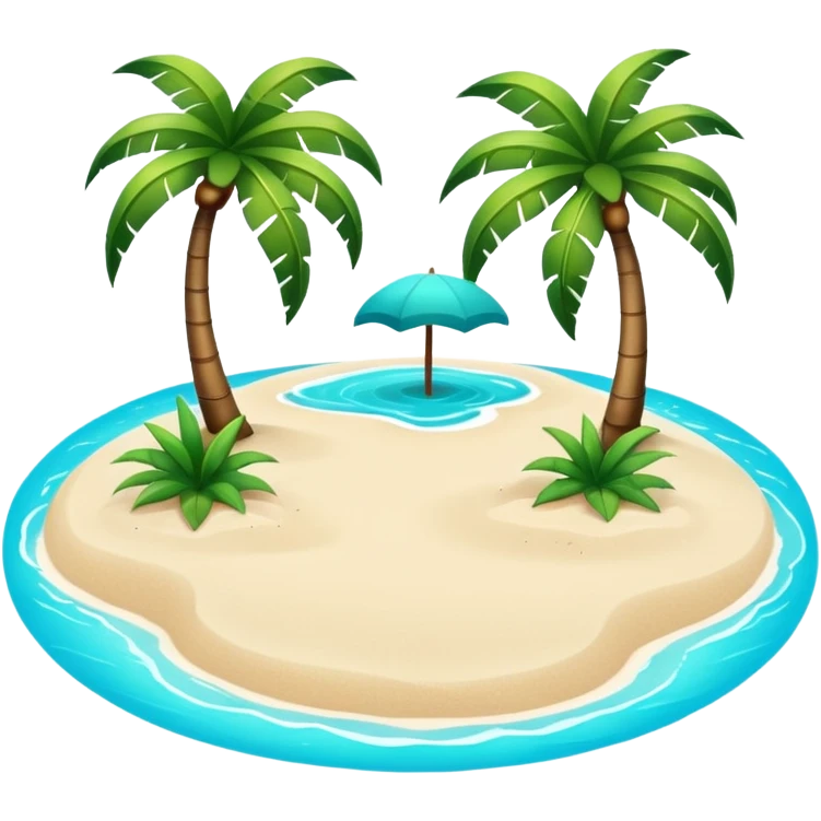 Guitesse vakantie eiland  emoji