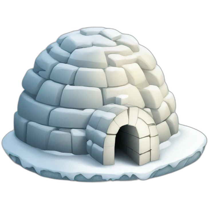 igloo brings newspaper emoji