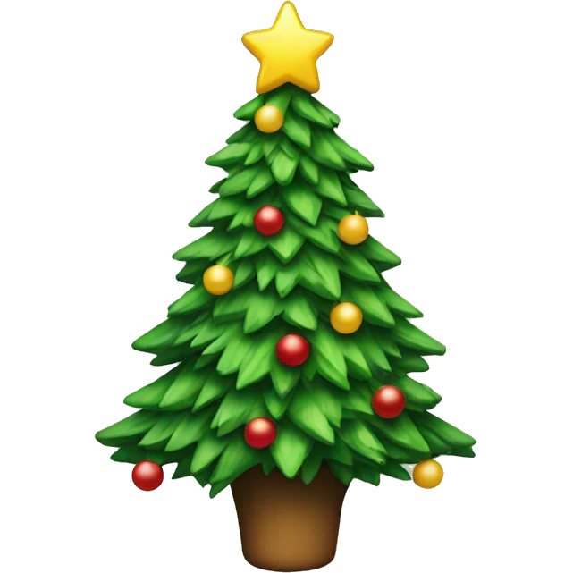 Christmas tree emoji