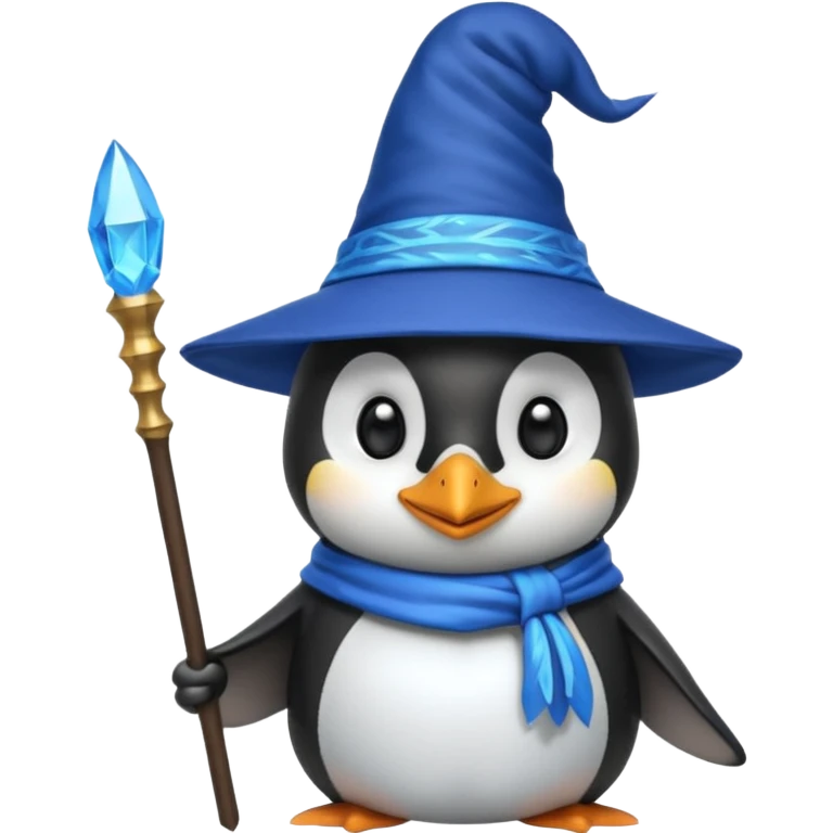 Penguin Wizard emoji