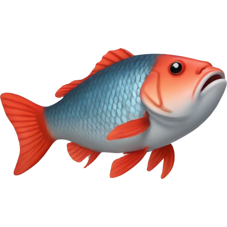 Red fish emoji