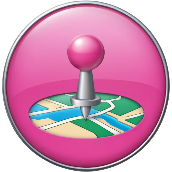 pink pin location - no face  emoji