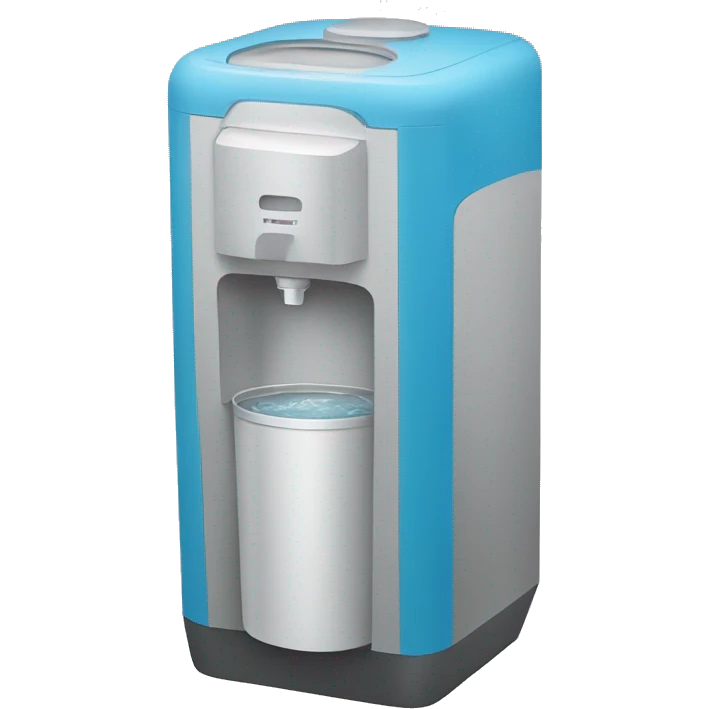 Water cooler simply icon, minimalist, stencil emoji