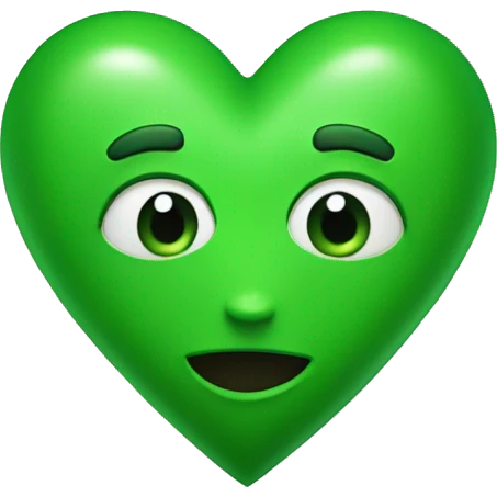 Green heart emoji