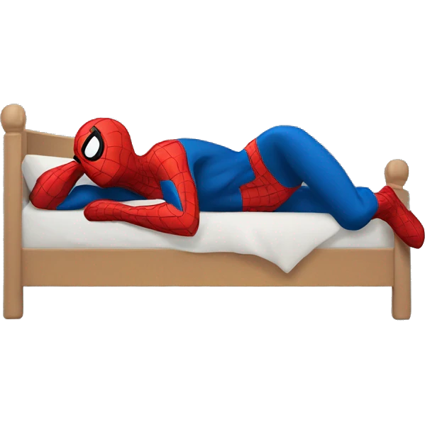 Spider-Man Sleeping emoji