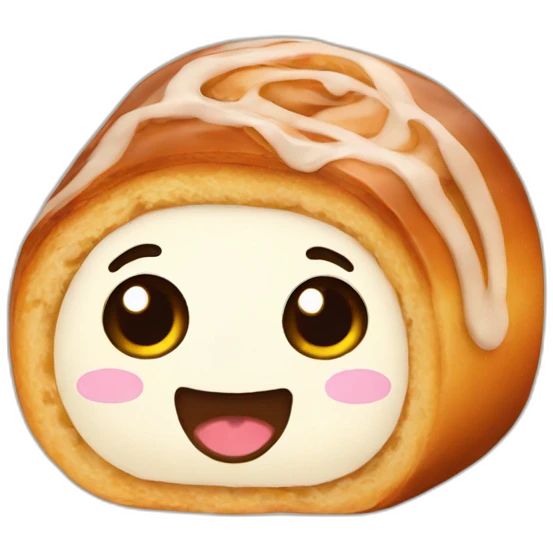 Cutest cinamon roll  emoji