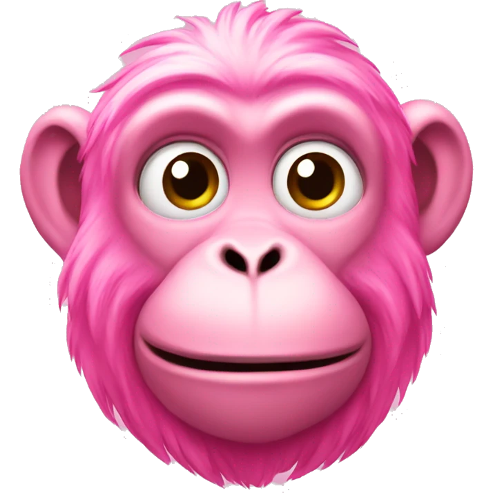 pink monkey emoji