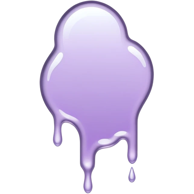 Pale purple Melting mirror emoji