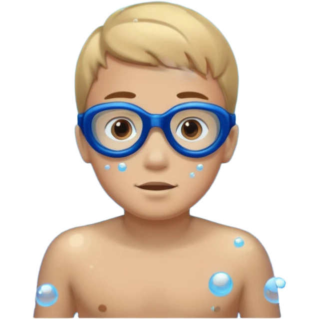 Underwater boy sweam emoji
