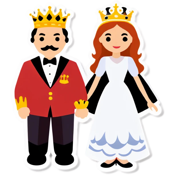 King and queen emoji