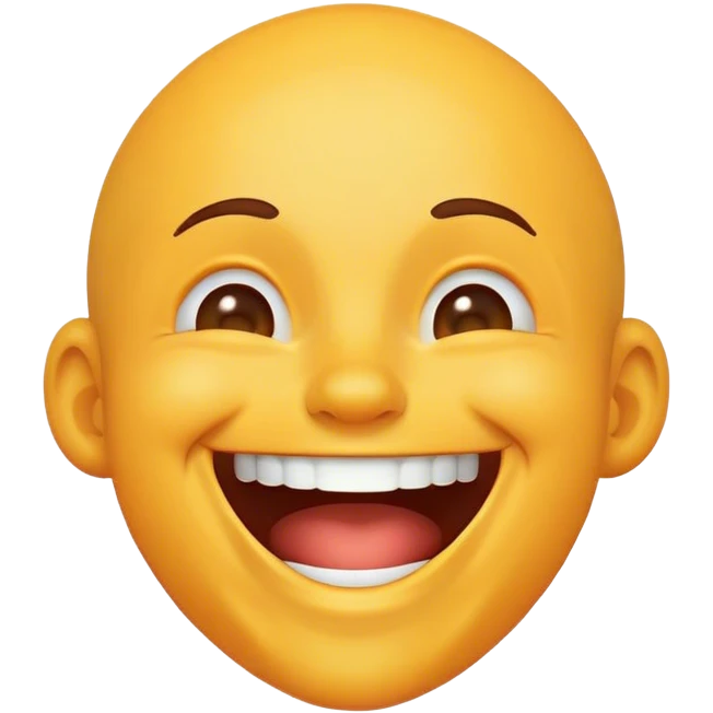 Cracking up emoji