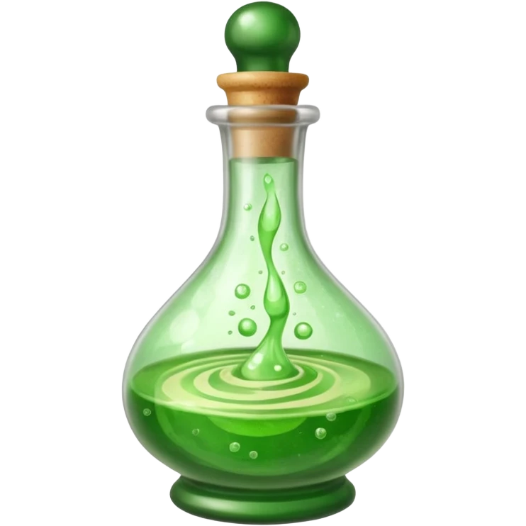 Herbal Potion in a closed bottle   emoji