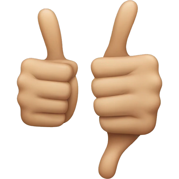 Two thumbs up emoji