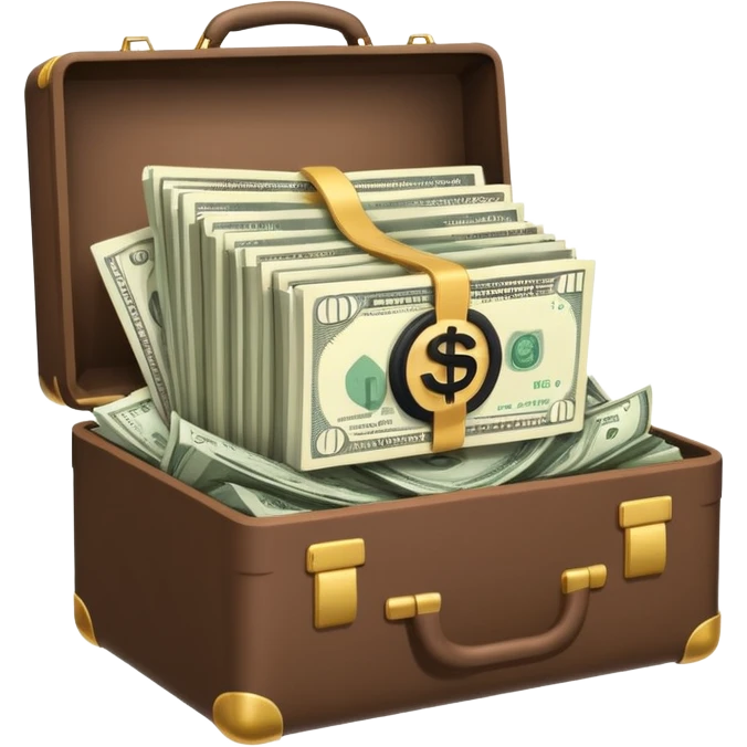 open wifi money filled briefcase emoji