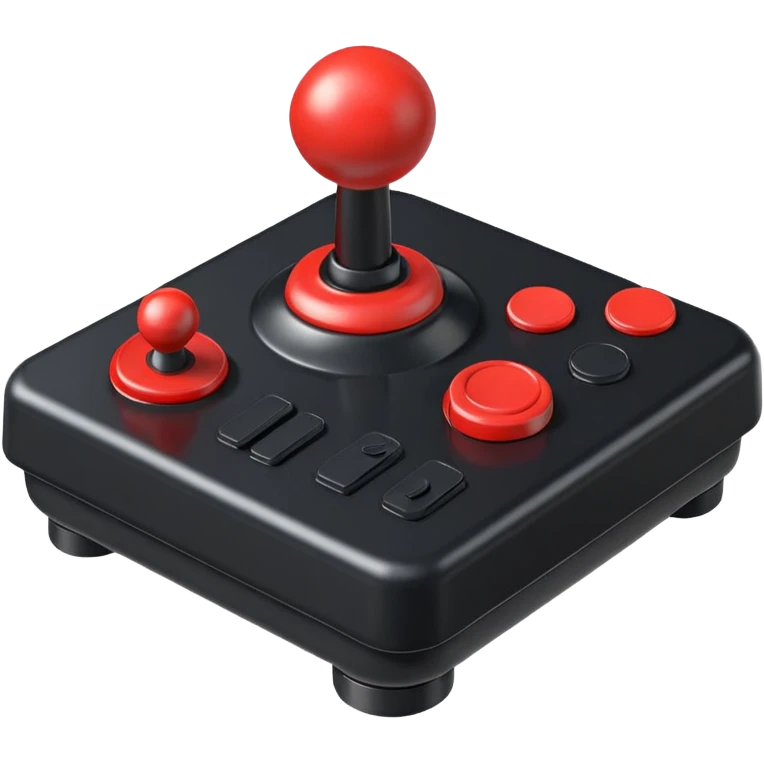 retro joystick emoji