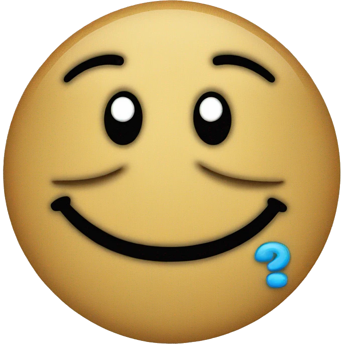 smiley with dyslexia emoji