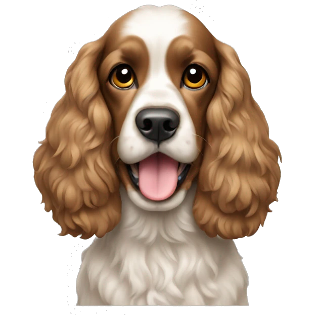 Cocker spaniel high emoji