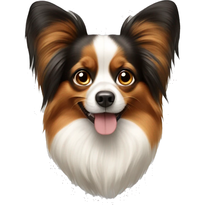 Papillon the dog emoji