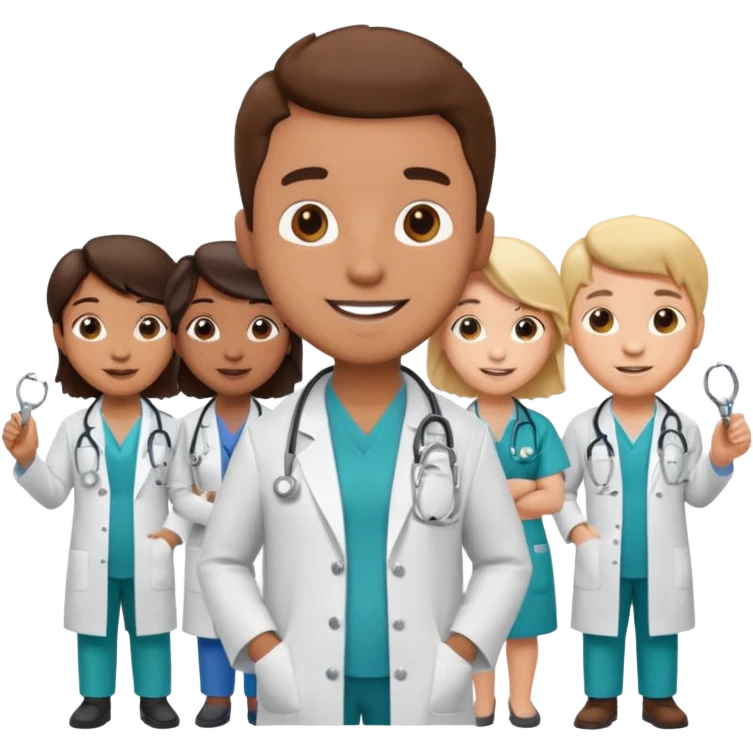 doctor related mascots emoji