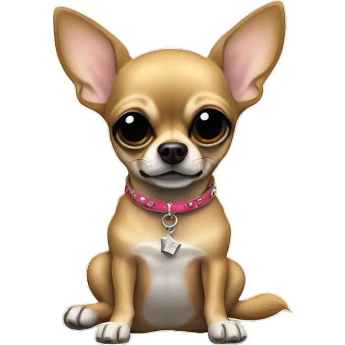 Fawn chihuahua rock n roll emoji