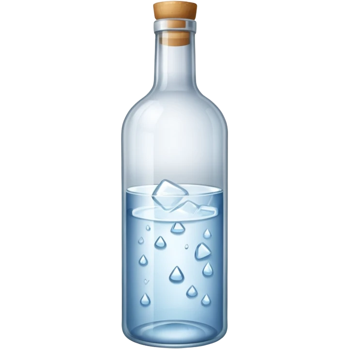 Vodka bottle emoji
