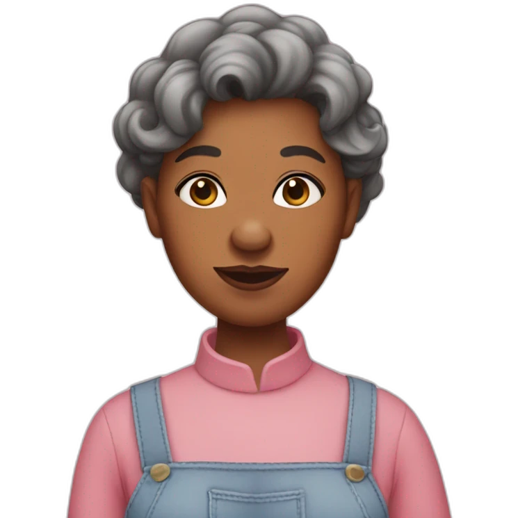 Pig lady emoji