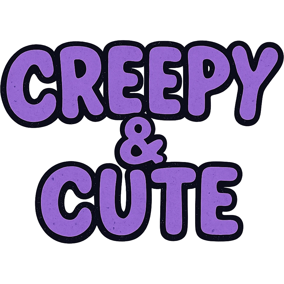 Creepy and cute text emoji