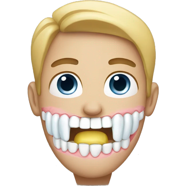 Getting wisdom teeth taken out emoji