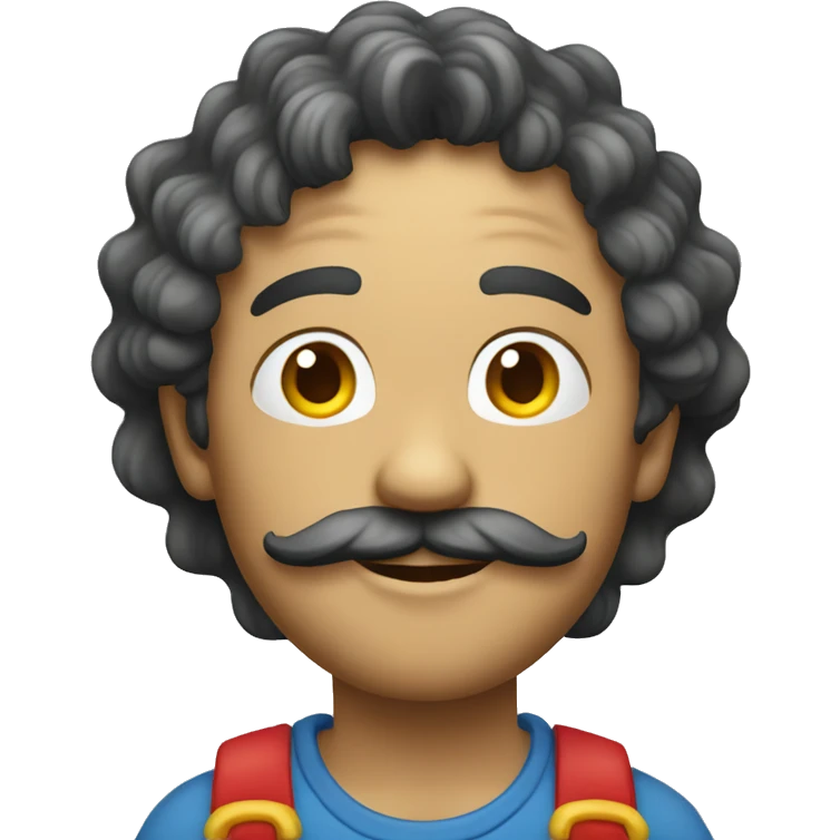 Un chico con cara de payaso emoji