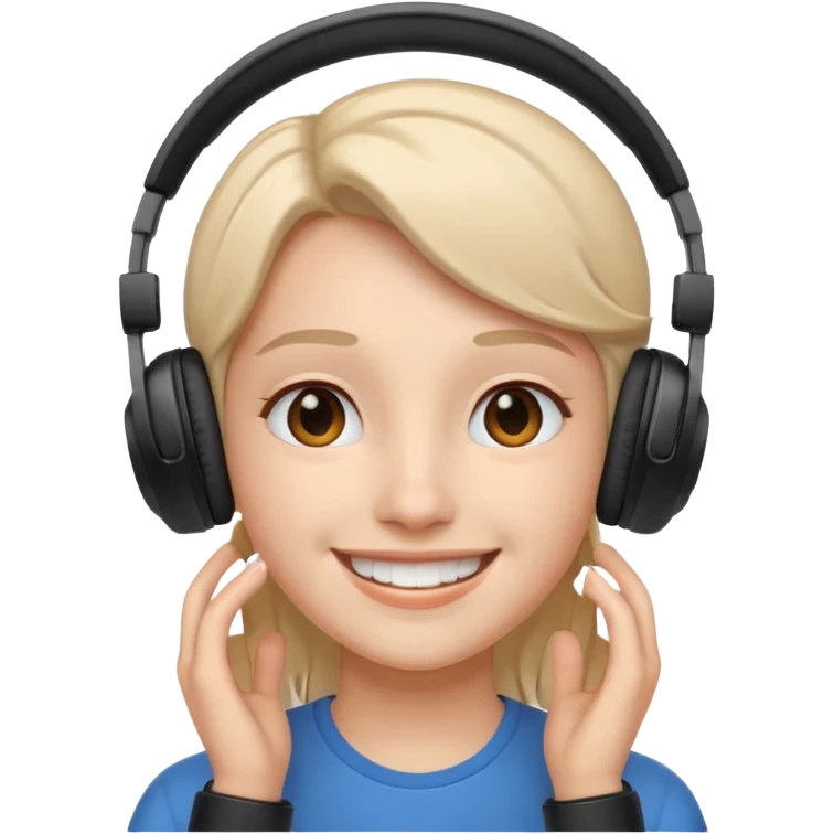 😌 +🎧  emoji