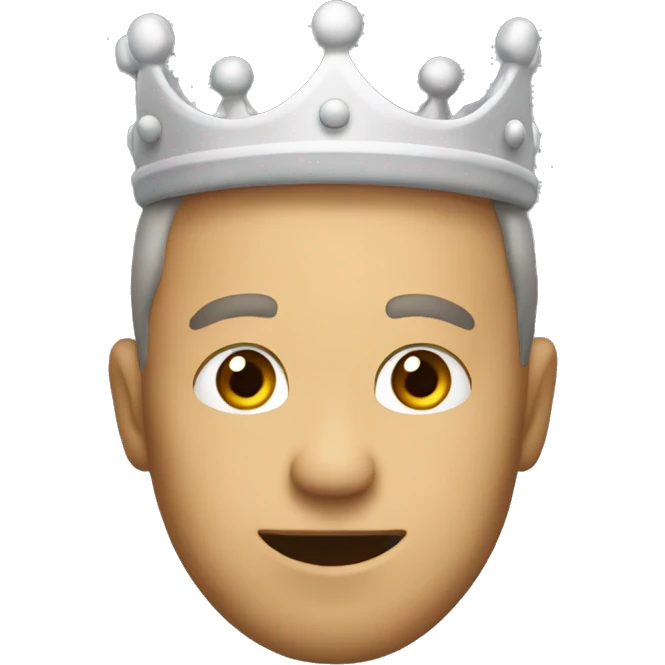 ganador con corona emoji