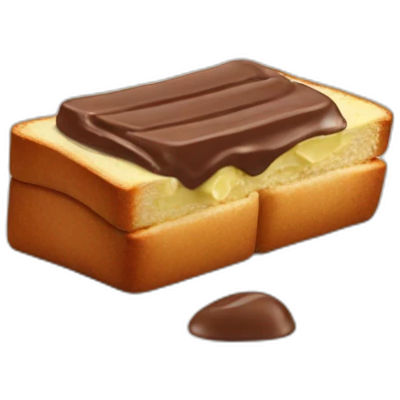 Nutellabrot mit Butter emoji