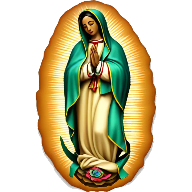 Our Lady of Guadalupe with unborn children emoji