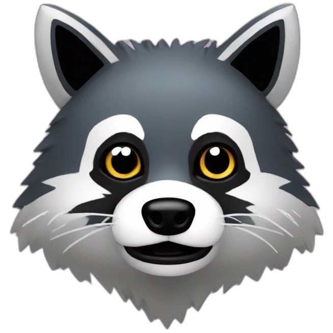 Racooon 8 bit emoji