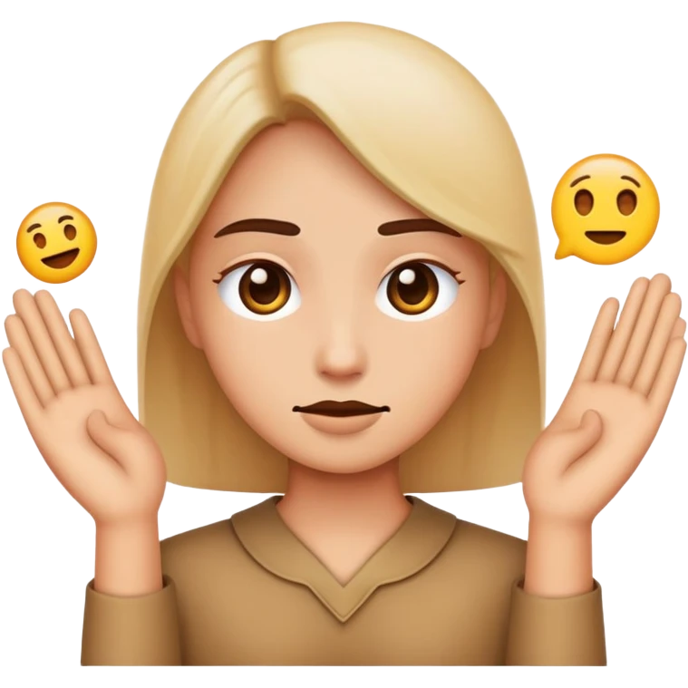 Emoji judging emoji