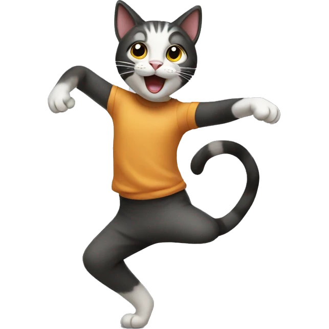 Dancing cat emoji