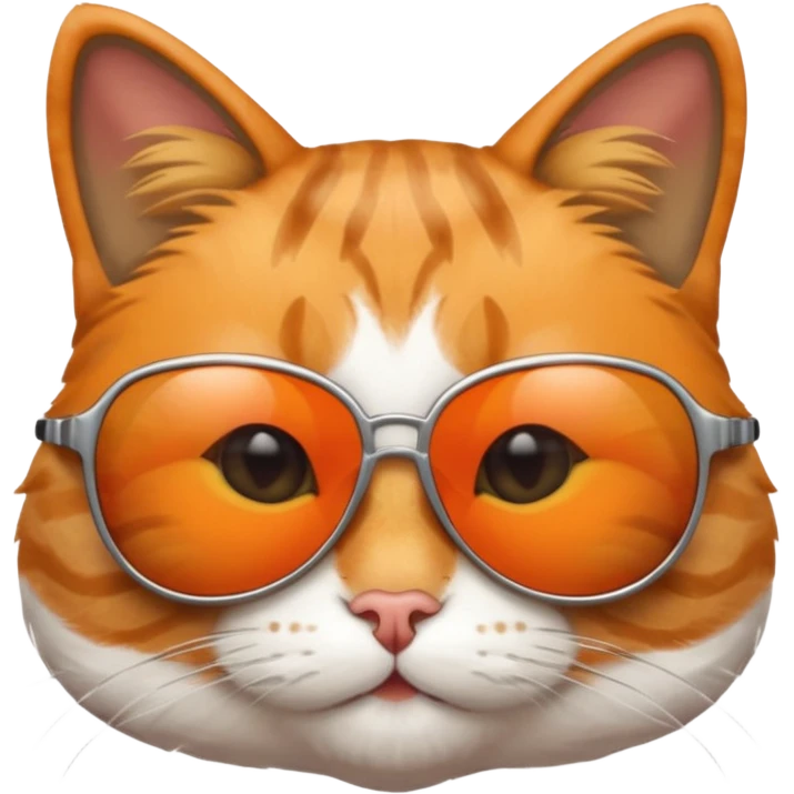Cat wearing sunglasses emoji