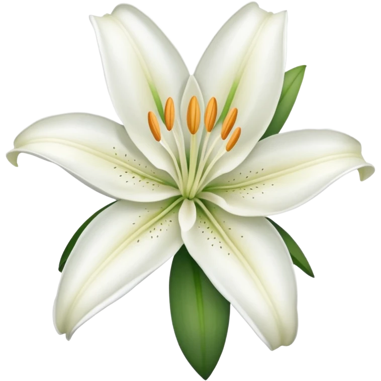 White Lily emoji