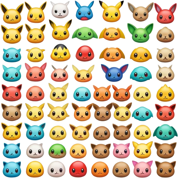 100 emoji as a 2nd generator of Pokemon.  emoji