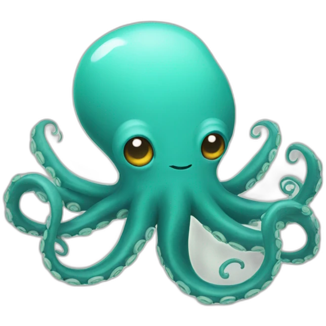 Octupus smiling emoji