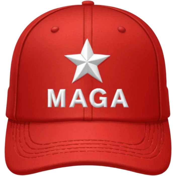 Hat with MAGA emoji