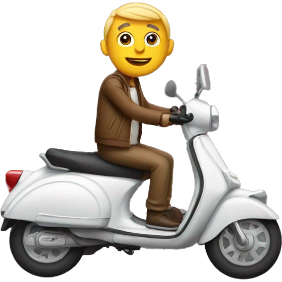 Mike on scooter  emoji