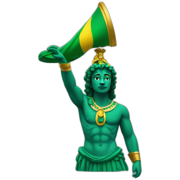 Rio de Janeiro statue  emoji