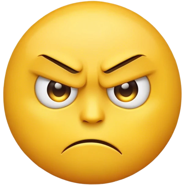 A emoji face pissed off  emoji