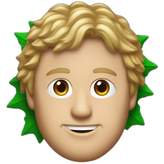 Larry Bird with Christmashad emoji