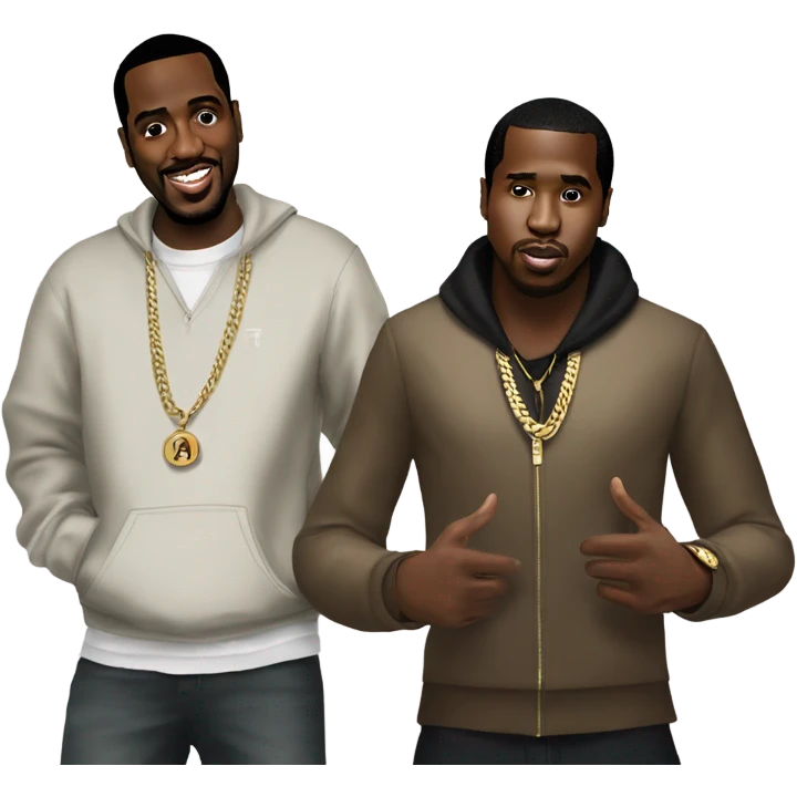 P diddy rapper, and meek mill rapper emoji