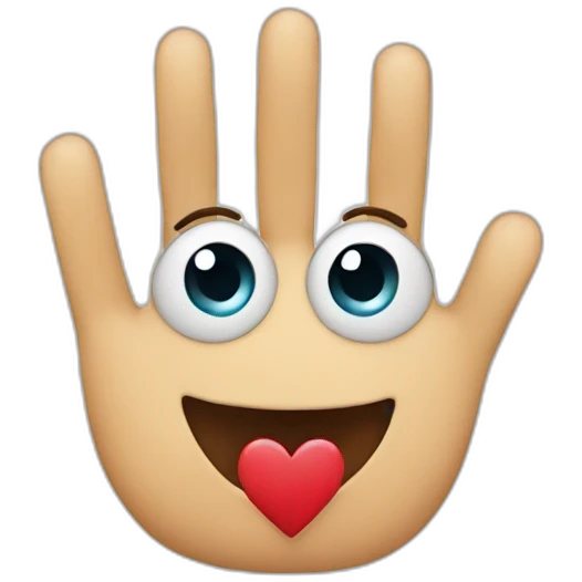 heart with hands emoji