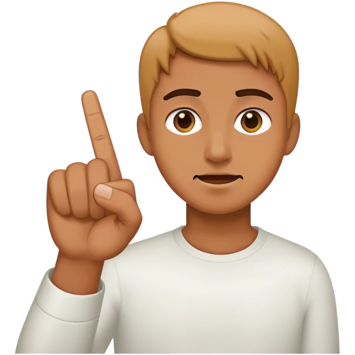 Stopping the rude finger emoji