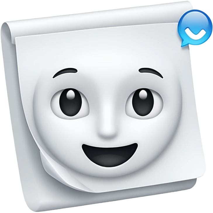 white paper emoji