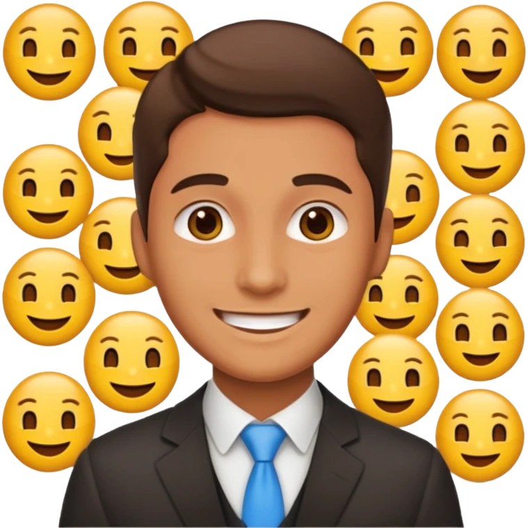sales worker 30 faces of emojis emoji